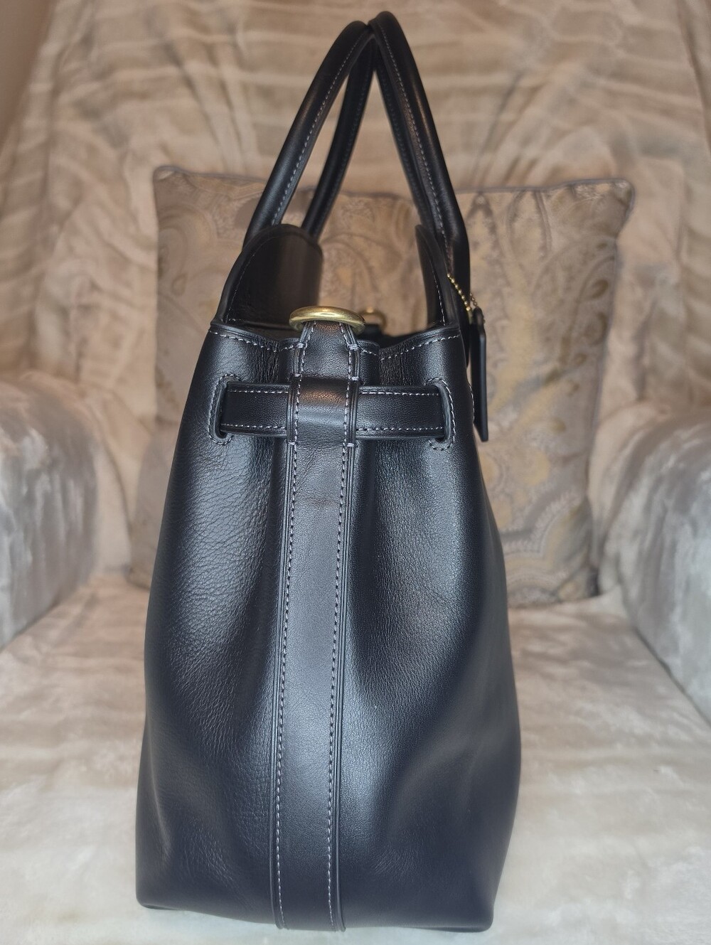 COACH SOFT EMPIRE CARRYALL BAG 40 - Picture 5 of 13